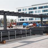 Ein Dach für den neuen Busbahnhof