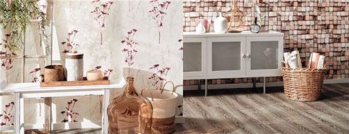 Ein Mix aus farbenfrohen Mustern bietet Spielraum für kreative Entfaltung wie dieses Muster aus der Kollektion „Free Nature“ von A.S. Création. Foto  rgz/Deutsches Tapeten-Institut