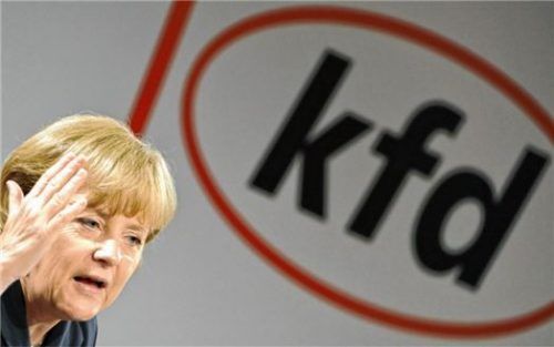 Ein Verband in Schieflage: Mittlerweile haben sich zwei KFD-Ortsgruppen aus der Region aufgelöst. Vor neun Jahren hatte der Verband 80-jähriges Jubiläum gefeiert, mit Angela Merkel als Festrednerin. Foto dpa