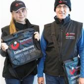 Zählerableser der Stadtwerke unterwegs