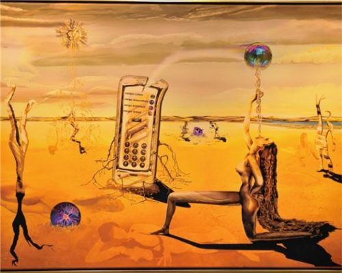 Ewiges Leben: Eduard Sommer (DigitaleMatte Painting).