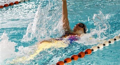 Für eine Medaille reichte es nicht: Anika Tschesche schwamm in Landshut persönliche Bestzeit.Foto  Jan Hoffmann