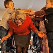 Großer Bahnhof für „ihre Gaby“