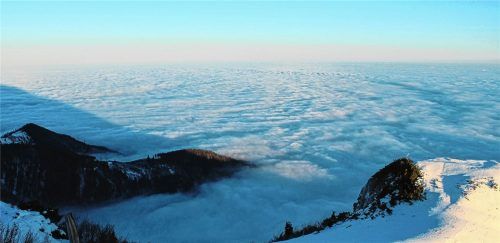 Hochnebel am Hochfelln