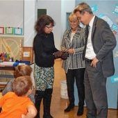 Hoher Besuch im Schulhaus Bruckmühl