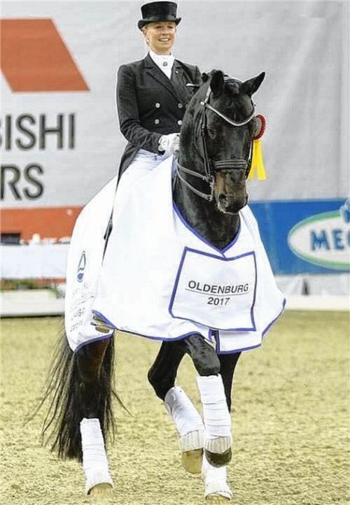 Jessica von Bredow-Werndl sicherte sich in Oldenburg bei vier Starts vier Siege mit drei verschiedenen Pferden.