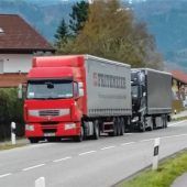 Mit Brummifahrern Auge in Auge