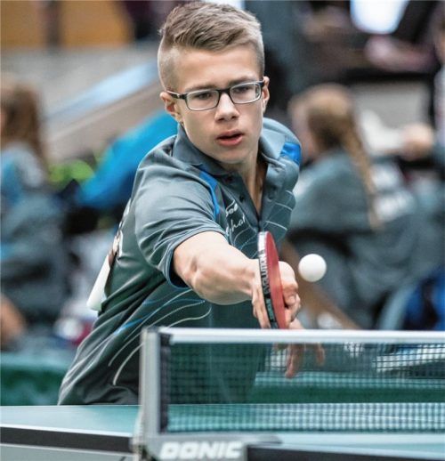 Mike Hollo musste sich im Finale geschlagen geben.Fotos Steinbrenner