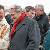 Pater Augustin nimmt Abschied