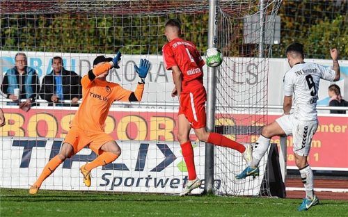 Noch in der ersten Halbzeit traf Patrick Drofa zum 0:2-Zwischenstand.