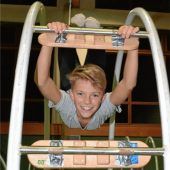 Auf Platz fünf gerollt