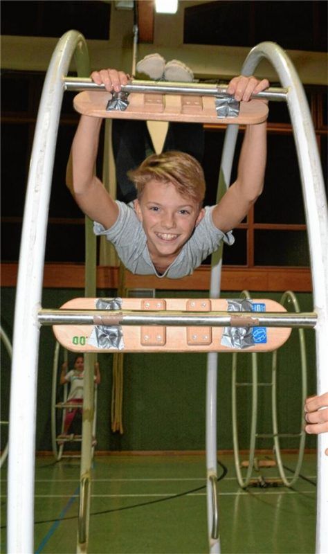 Platz fünf beim Deutschland-Cup: Johannes Pantze am Rhönrad.Foto je