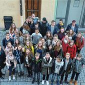 Realschule aus Haag zu Besuch