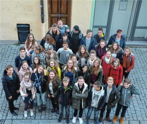 Realschule aus Haag zu Besuch