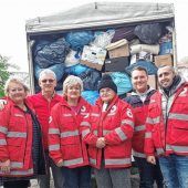 Rotkreuz-Hilfsgüter in Rumänien verteilt