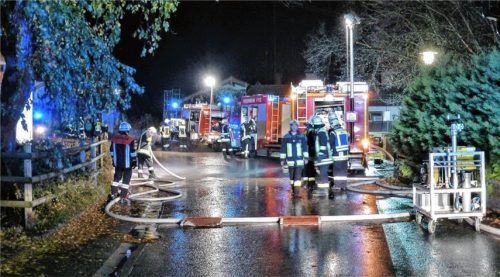 Samerberger Feuerwehren für den Ernstfall gerüstet