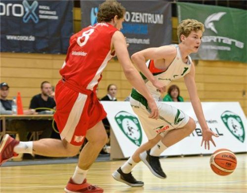 SBR-Nachwuchstalent Bastian März hofft auf Einsatzzeit gegen Herzogenaurach.Foto Burger