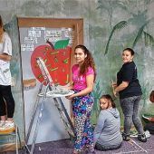 Schüler als Kunstmaler