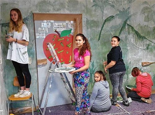 Schüler als Kunstmaler