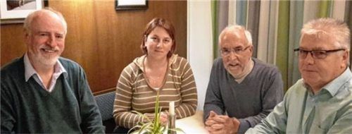 Sie bilden die neue Vorstandschaft (von links): Kassier Joachim Bauhofer, Schriftführerin Bettina Eberle, Erster Vorstand Josef Rossak und sein Stellvertreter Ludwig Haunreiter. Foto  Anw