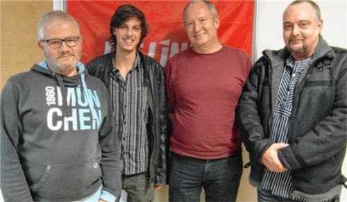 Sie gehören dem Kreisvorstand an: Bernhard Weißenbacher, Sebastian Misselhorn, Michael Schnitker und Dr. Klaus Rosellen (von links).Foto re