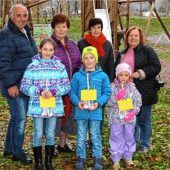 Preisverleihung des Luftballonwettfliegens