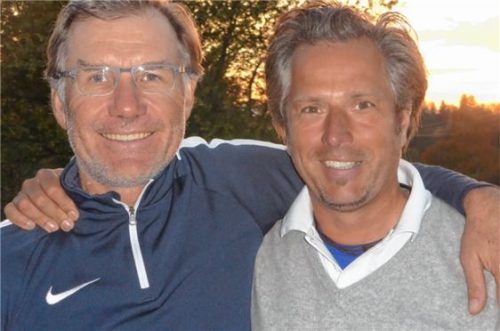 Siegerteam: Christian Fritz (rechts) und Josef Schnell.Foto  re