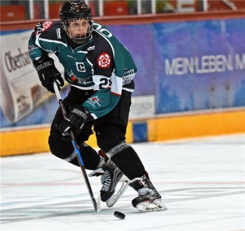 Lukas Reichel vor drei Jahren im Trikot der Starbulls Rosenheim. Foto Ziegler