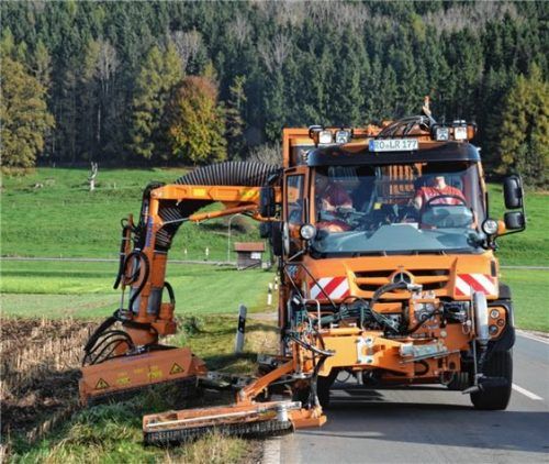 Straßen werden winterfest gemacht