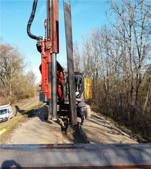 Tiroler Ache: Deichsanierung im Zeitplan