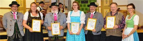 Treue Trachtler geehrt