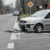 Verkehrsunfall auf der B304