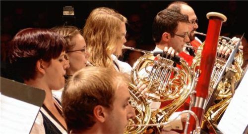 Vielseitig zeigte sich die Wasserburger Stadtkapelle. Foto Bua