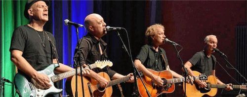 Vier Vollblutmusiker: Chris Burroughs, Todd Thibaud, Joseph Parsons und Terry Lee Hale (von links).Foto gka