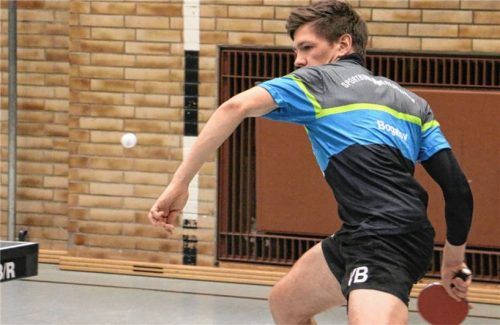 Viktor Bogatov überzeugte sowohl im Doppel wie auch im Einzel. Foto  Erlich