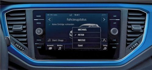 Volkswagen bietet in zahlreichen Modellen eine Personalisierungsfunktion an.Foto  VOLKSWAGEN