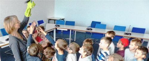 Vorlesetag mit „Molchi“ war der Hit