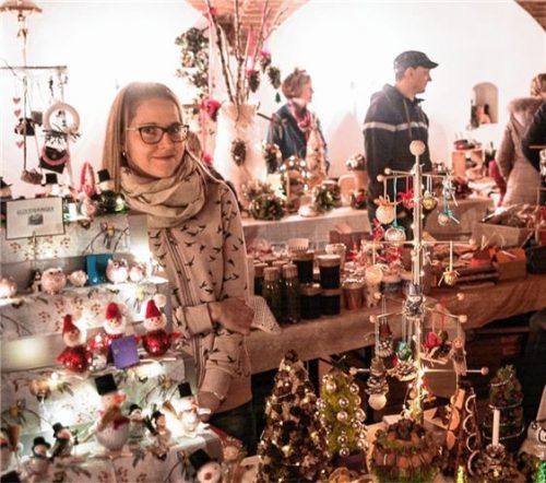 Weihnachtsmarkt in Brand