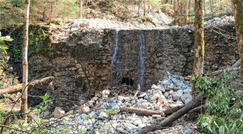 Wildbachsperre am Mehrentaler Graben wird saniert