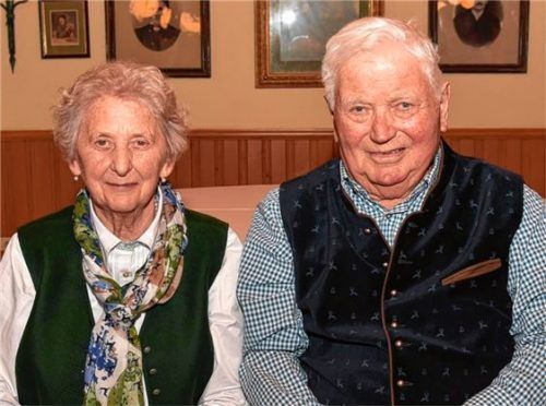 Wolfgang Heigl und seine Frau Frieda. Foto  Weingartner