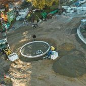 Zwei Schildkröten und ein halber Tropfen lenken den Verkehr