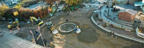 Zwei Schildkröten und ein halber Tropfen lenken den Verkehr