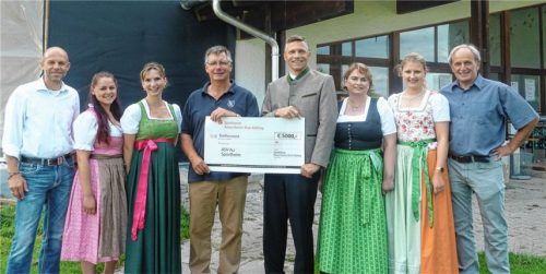 5000 Euro für das neue Sportheim