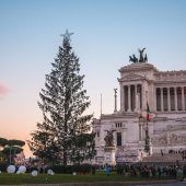 Schäbig, räudig, kahl: Roms trauriger Christbaum