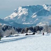 Langlauf-Loipen im Reit im Winkler Tal gespurt