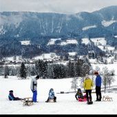 Mit dem Schlitten ins Tal