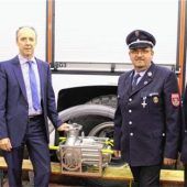 Spende für die Feuerwehr