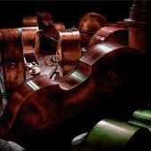 Bässe, die auf Musiker warten