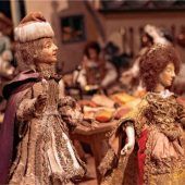 Barocke Krippe wird frisch herausgeputzt