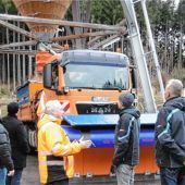 Schnee und Eis sind Herausforderung